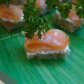 Canapés au saumon fumé