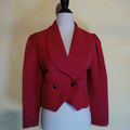 V264 : Veste framboise 80's T.38