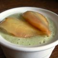 Mousse matcha aux poires