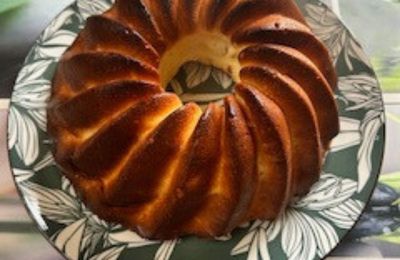 Gâteau au fromage blanc et pommes