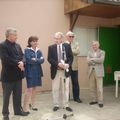 Inauguration des travaux d'extension des vestiaires de Radon