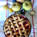 Tarte aux prunes rouges