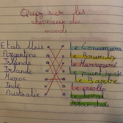 Réponse quizz sur les chevaux du monde 