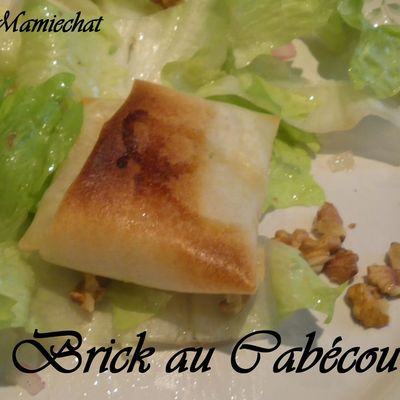 Cabécou sur lit de salade croquante 