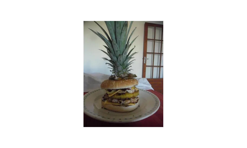 burger poulet ananas