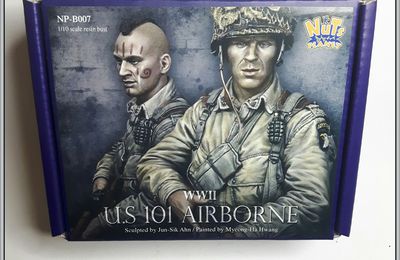  U.S 101 Airborne buste 1/10 (step by step)