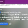 Jacques Martin sur France Culture