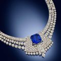 A diamond and sapphire transformable necklace, by Grassy, circa 1935