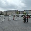 scènes de rues : NANTES, Place du commerce