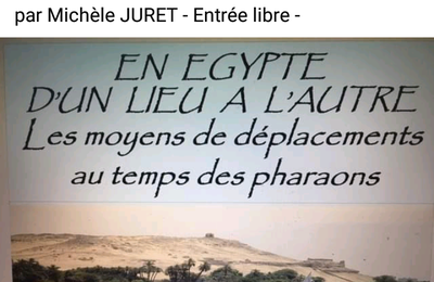 En route pour l'Egypte en transports en commun.....au temps des Pharaons !