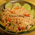 Salade repas aux crevettes