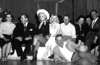 Septembre 1949, Durango - Tournage de "Le petit train du Far-West"
