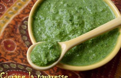 Pesto d'épinard