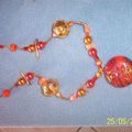 collier orange