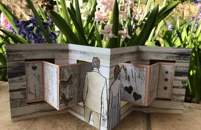 Carte Mariage - Félicitations et meilleurs voeux de bonheur