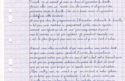 - Lettre de xx, 12 ans, à N. Vallaud-Belkacem (2016)