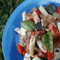 Salade de penne aux aubergines