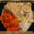 Pavés de lieu à la citronnelle 