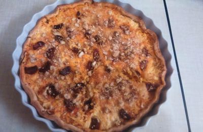 Tarte au céleri rave et au potimarron