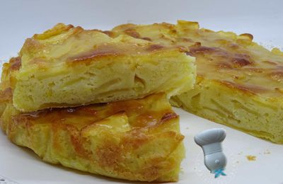 Gâteau madeleine aux pommes et génépi