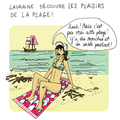 Noirmoutier 2010 : Lauraine à la plage