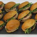 Sandwiches au foie gras et magret