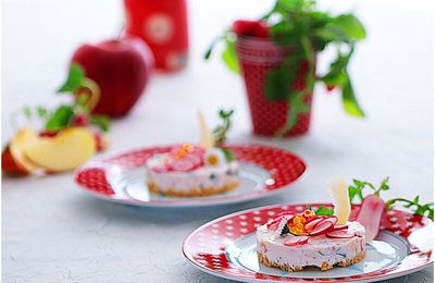 Entrée rafraîchissante pomme/radis, fromage frais