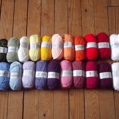 Plaid Happy colours blankett (1)