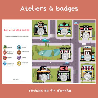 Ateliers à badge étude de la langue