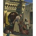 Rudolf Ernst (Austrian, 1854-1932), The Rug Merchant, 1888