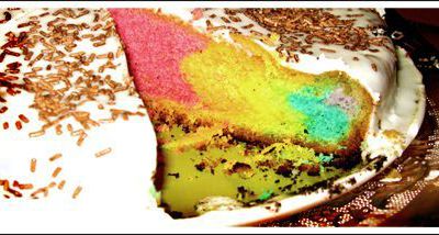 Envie de couleur ? le Rainbow Cake ~°
