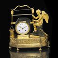 Rare pendulum clock Maçonnique.. Paris. Ca. 1800-10.