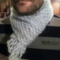 {Crochet} Une écharpe/étole ... pas pour l'Homme