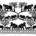 Conte africain : l'éléphante et les éléphanteaux