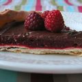 Tarte aux fruits rouges et au chocolat