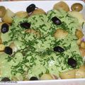 POMMES TERRE & OLIVES - SAUCE VERTE