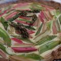 quiche rhubarbe asperges