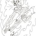 Skeleton Playing Guitar [old]