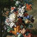 Jan van Huysum (Holland, 1682-1749), Bouquet of Flowers in an Urn, 1724