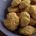 Cookies salés au fromage et aux graines