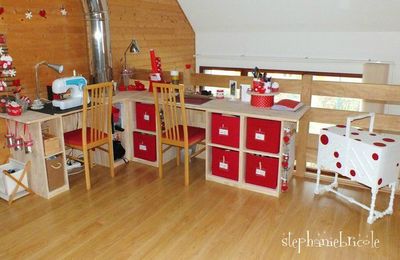 TUTO DIY Idées déco rangement pour atelier ou bureau #7 - la vue d’ensemble !!!