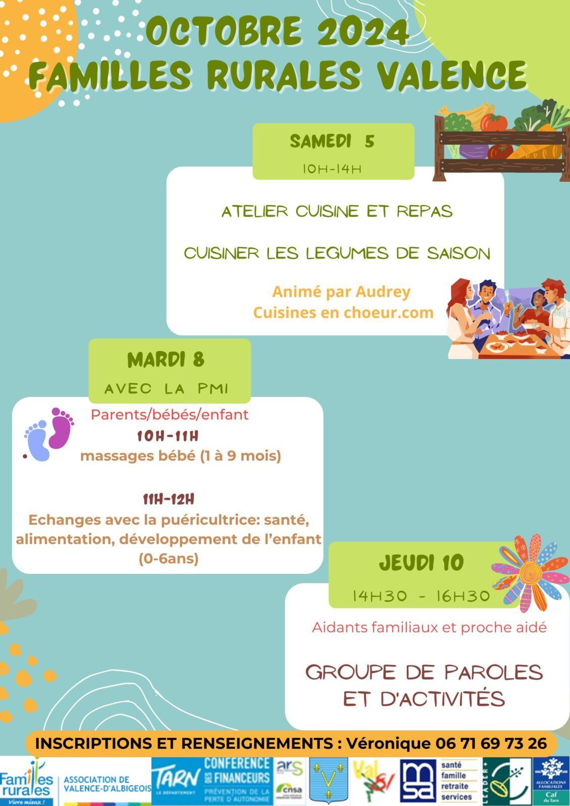 Programme Familles rurales octobre 2024 SaintCirgue Tarn
