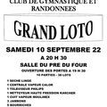 Loto le Samedi 10 Septembre 2022