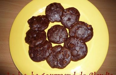 Cookies moelleux au chocolat...