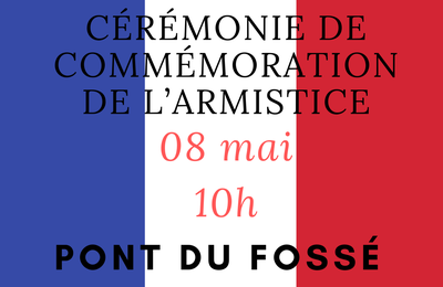 Commémoration de l’Armistice du 8 mai