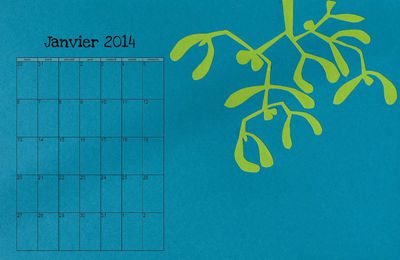 Janvier [calendrier janvier 2014]