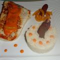 Espadon à la crème de chorizo