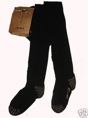 IKKS collant noir " Thème basikks " P 31/34  NEUF