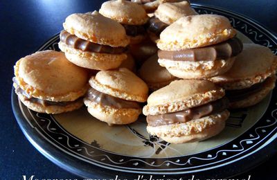 MACARON GANACHE D'ABRICOT DE CARAMEL