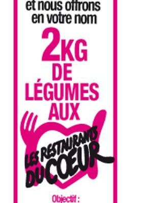 Offrez des légumes frais aux Resto du Coeur